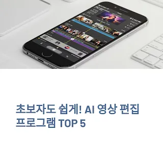 초보도 쉽게 하는 AI 영상 편진 프로그램 TOP 5