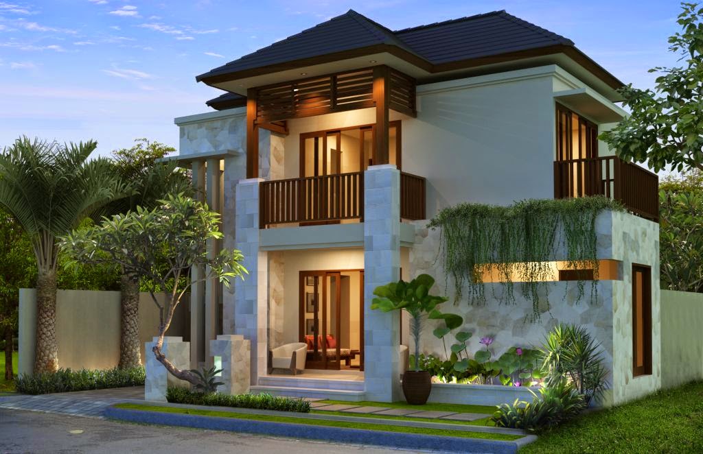 Gambar Ide Desain Rumah  Hook  Minimalis  2  Lantai  2019