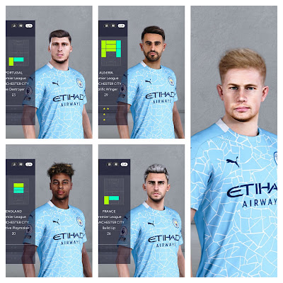 PES 2021 Facepack Manchester City
