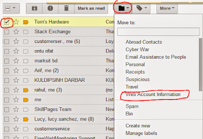 Move Gmail Conversations from Inbox to Labels