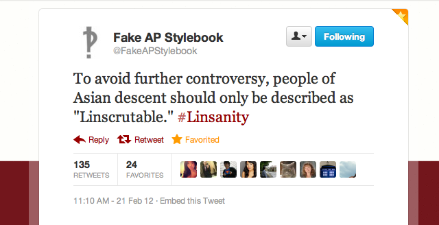 Fake AP Stylebook