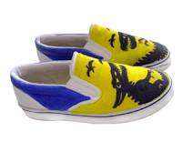 Dinosaur on Canvas Shoes