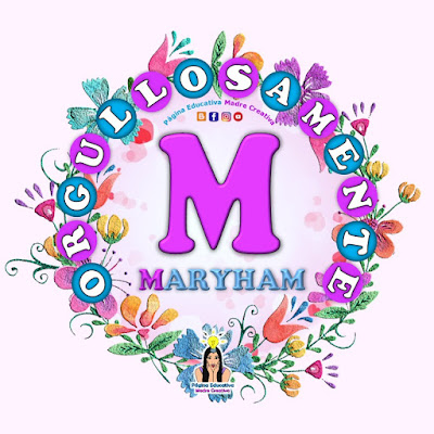Nombre Maryham - Carteles para mujeres - Día de la mujer