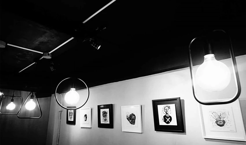 Artworks at Bad Diet Bar + Cafe