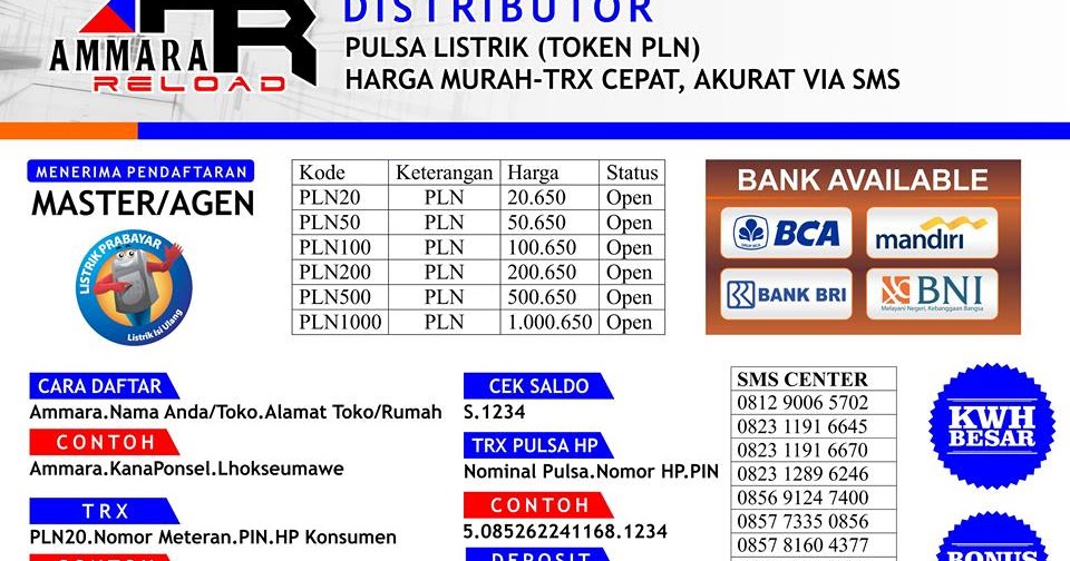 Pulsa Listrik Murah Plus Bonus ~ BLOG BISNIS : WIRAUSAHA