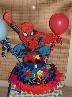 Children Parties, Spiderman Centerpieces Decoration