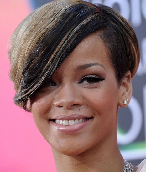 rihanna short hair styles 2010. rihanna short hairstyles. 2010