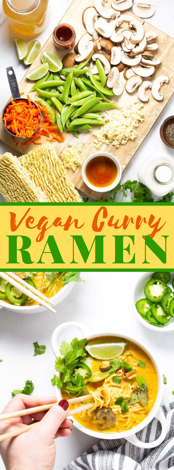 20 MINUTE VEGAN CURRY RAMEN #vegandinner #familyrecipe