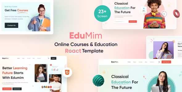 Best Education React Template
