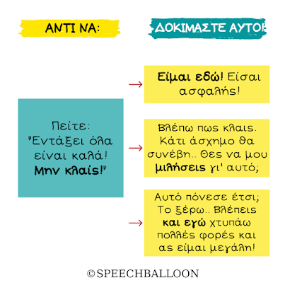 tip, λογοθεραπεία, Καρκανιά Εύη, Το μπαλόνι του Λόγου, speech balloon world, λόγος, ομιλία, παιδί, ανάπτυξη ομιλίας, γονείς, συμβουλές, Λογοθεραπεύτρια-Λογοπεδικός, συναισθήματα