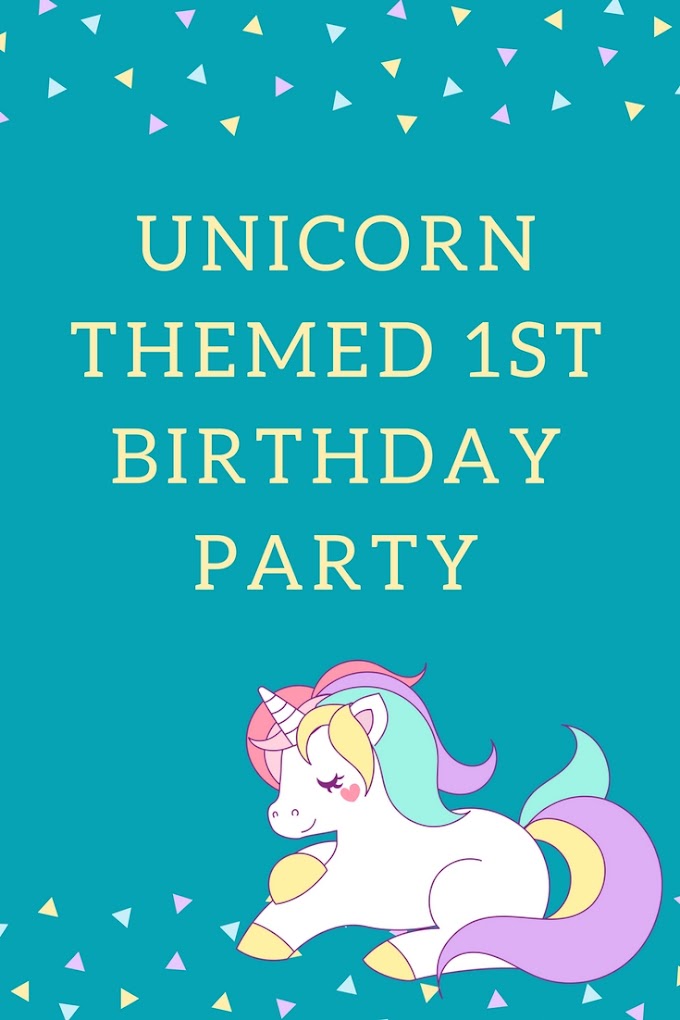 Unicorn Themed 1st Birthday