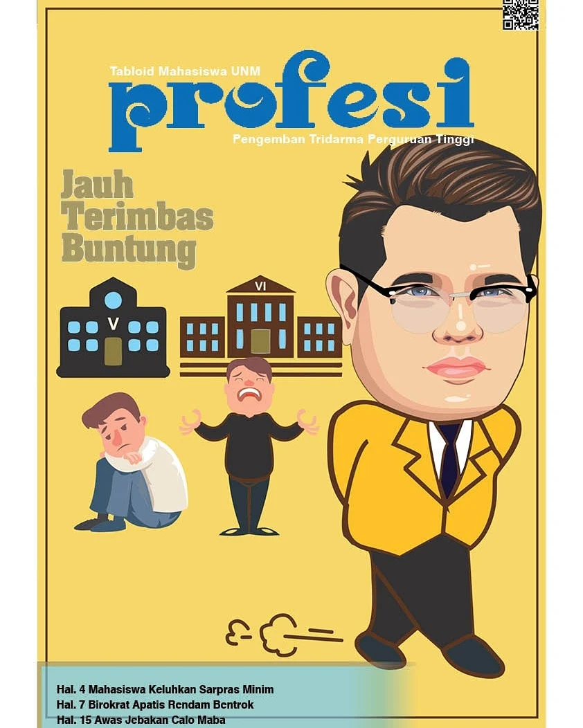 Sampul Tabloid Profesi UNM