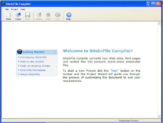 >تبدیل فایلهای html به فایلهای اجرایی (exe) با AbyssMedia SiteInFile Compiler