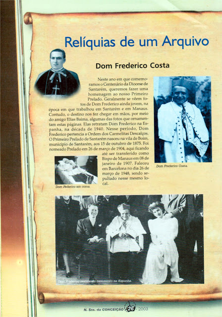 PROGRAMA DA FESTA DE NOSSA SENHORA DA CONCEIÇÃO – 2003 – Santarém – Pará - Brasil