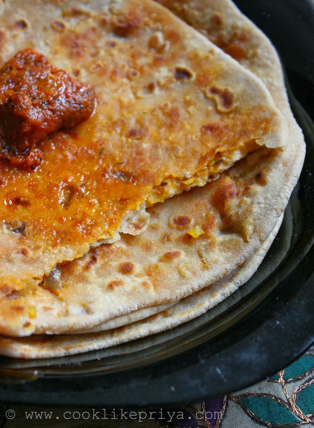 Stuffed Paneer Paratha