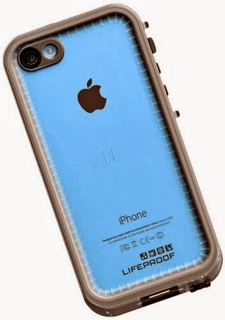 Lifeproof iPhone 5c Fre Case - Carrying Case - Retail Packaging - Black/Clear