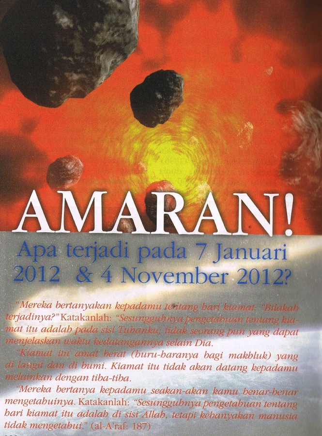 AMARAN...7 JANUARI & 4 NOVEMBER 2012..!!