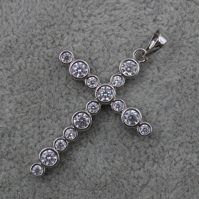 Крестик родий Xuping Jewelry 2