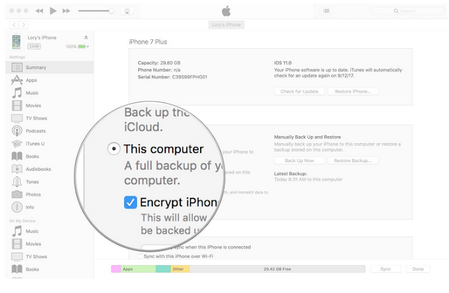 Cara Backup iPhone atau iPad Menggunakan iTunes , Begini caranya