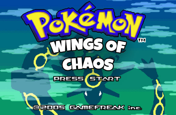 Pokemon Wings of Chaos para GBA Imagen Portada