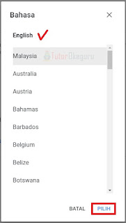cara mengubah bahasa google classroom