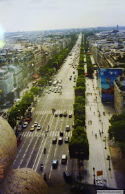 vista do Arco do Triunfo - Paris