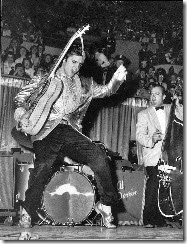 Elvis dances 1950s