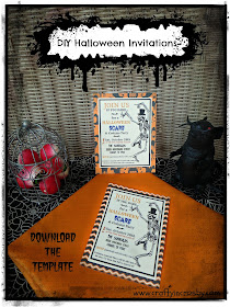 Halloween Invitation Template by Crafty In Crosby