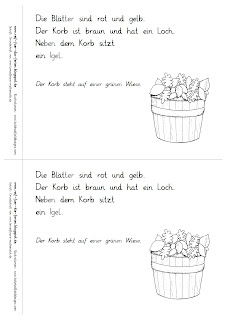  Herbst Lese-Mini einfach mit Silbenschrift