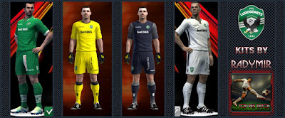 PES 2013 PFK Ludogorets 1945 Razgrad kits 16-17 by Radymir