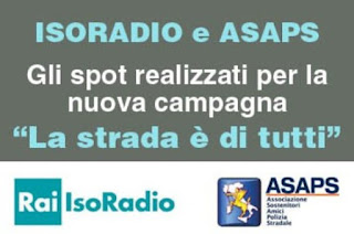 Sicurezza stradale - Spot radiofonici scritti da Asaps in onda su Isoradio 