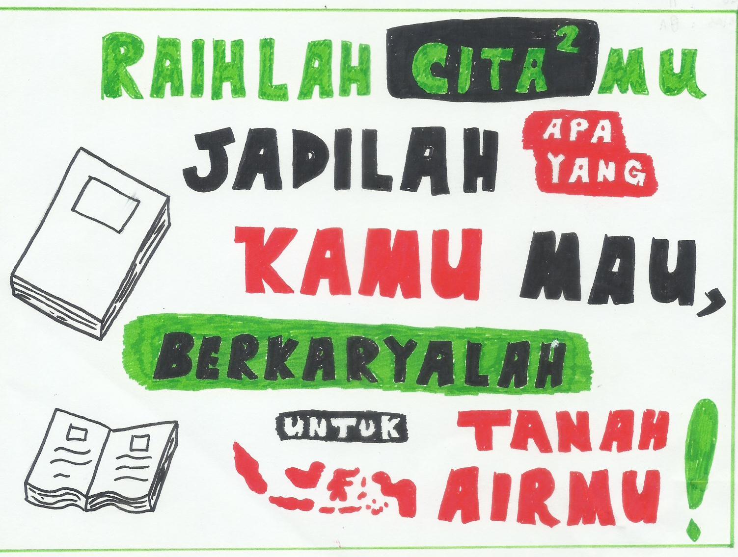 MTs Bandar Alim Menulis Slogan  Materi Bahasa Indonesia 