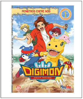 Confira as capas dos DVDs de Digimon Data Squad