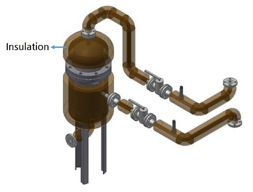 LNG Bunkering LIQUID & VAPORIZER 3D Modeling