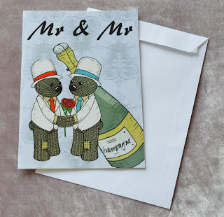 mr and mr gay wedding cards