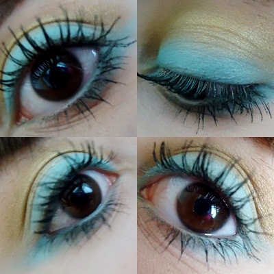 make azul e dourado