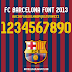 FC Barcelona Font 2013