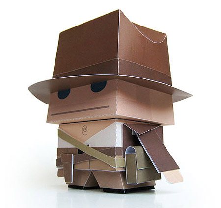 Indiana Jones Paper Toy