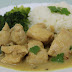 Caril verde de frango