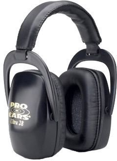 Pro-Ears Ultra Passive 28 Shooting Hearing Protection Headset - Black PE-28-U-B Black