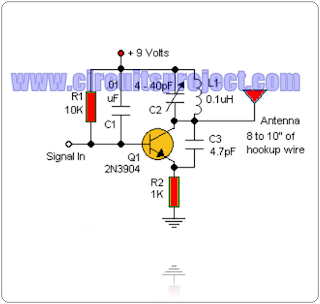 Simple RF Oscillator Circuit Diagram