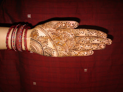 Mehendi or mailanchi or henna is used for temporary tattoos.