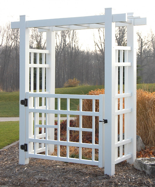 Garden Arbor With Gate8