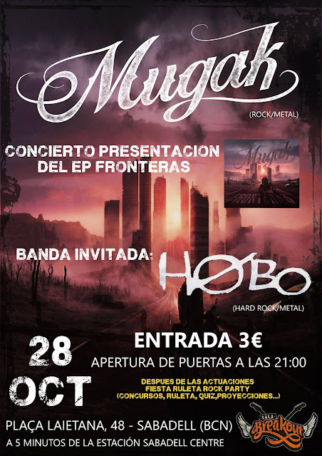 mugak y hobo en la sala breakout de sabadell