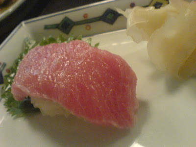 Sushi Yoshida, otoro nigiri