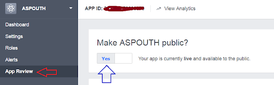 Facebook App Make Public