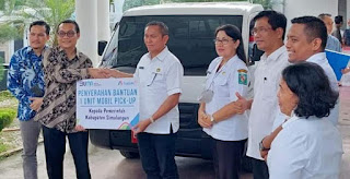 Pemkab Simalungun Terima Bantuan CSR dari PT Inalum (Persero) Berupa Kendaraan Roda 4 dan Fasilitas Home Stay.