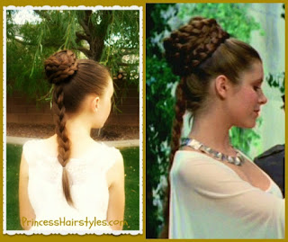 Princess Leia hairstyle tutorial