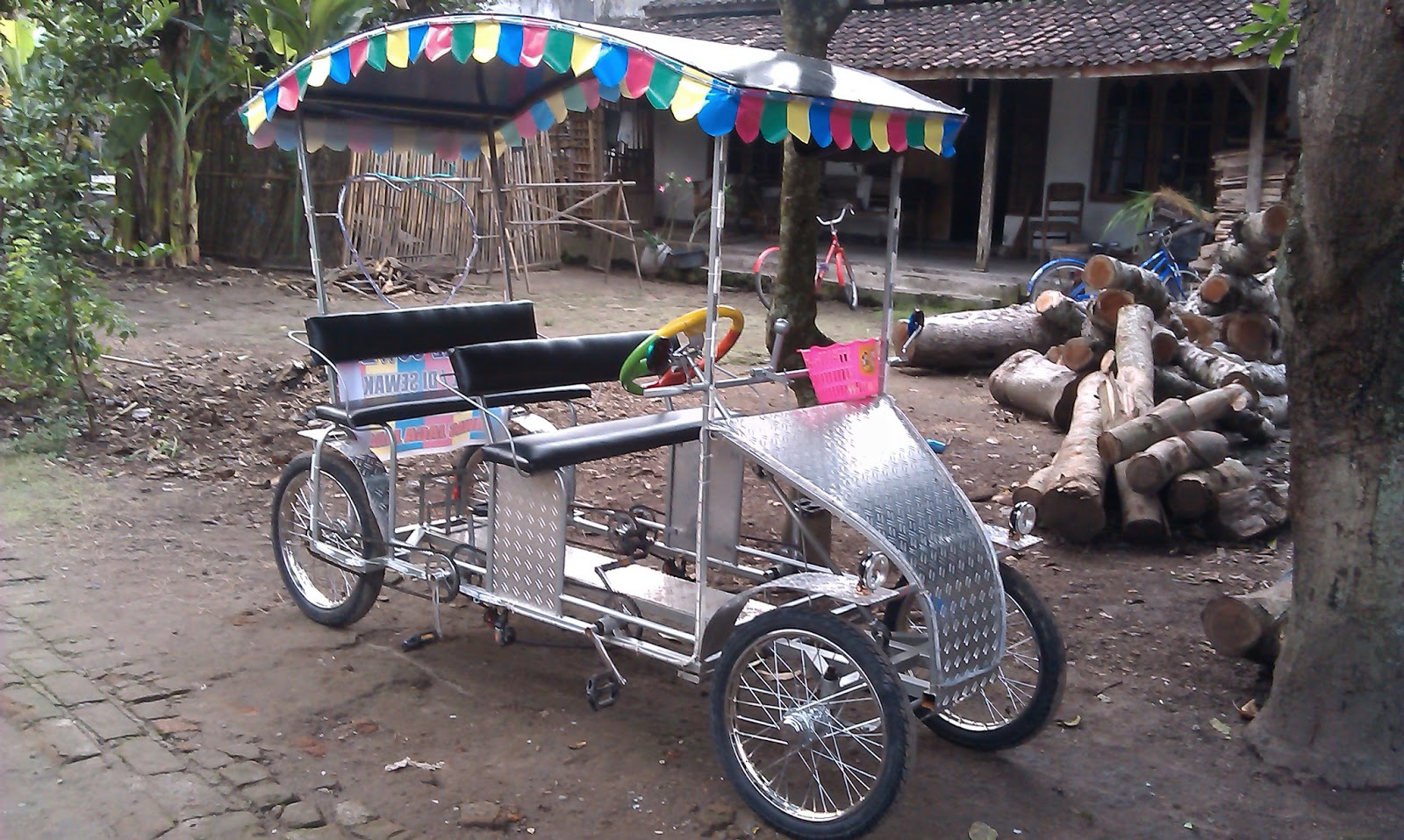 082131404044 BECAK SEPEDA GOWES CINTA SURABAYA SIDOARJO GRESIK