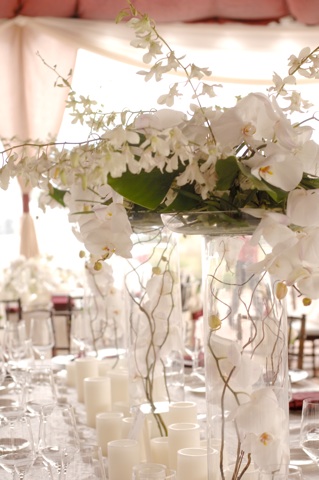 Wedding inspiration Orchid centerpieces